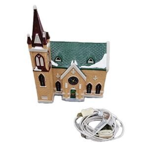 DEPARTMENT 56 SNOW VILLAGE - "MOUNT OLIVET CHURCH" #5442-9 - Light‎ & Box - 1993